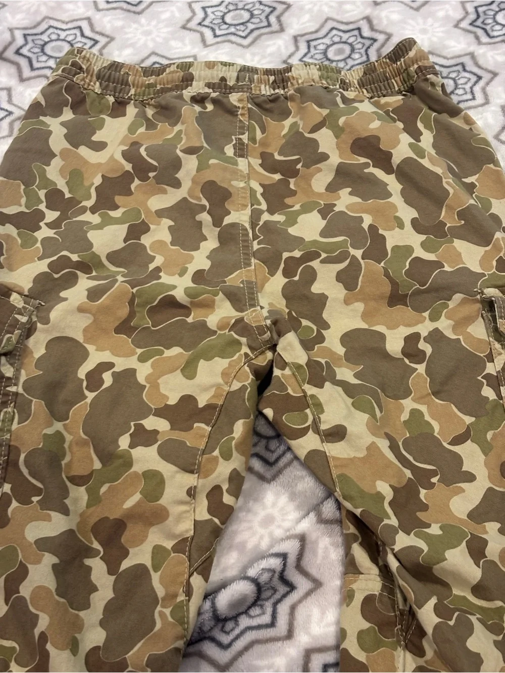 GAP Kids XL (12) Duck Camo Cargo Pull On Pants